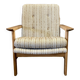 Scandinavian design wool armchair 1950.