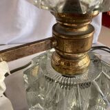 Pair of 1930s wall lights, Italian work, Murano glass and brass