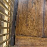 Wooden table with gateleg flaps