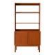 Bibliothèque scandinave avec compartiment de rangement