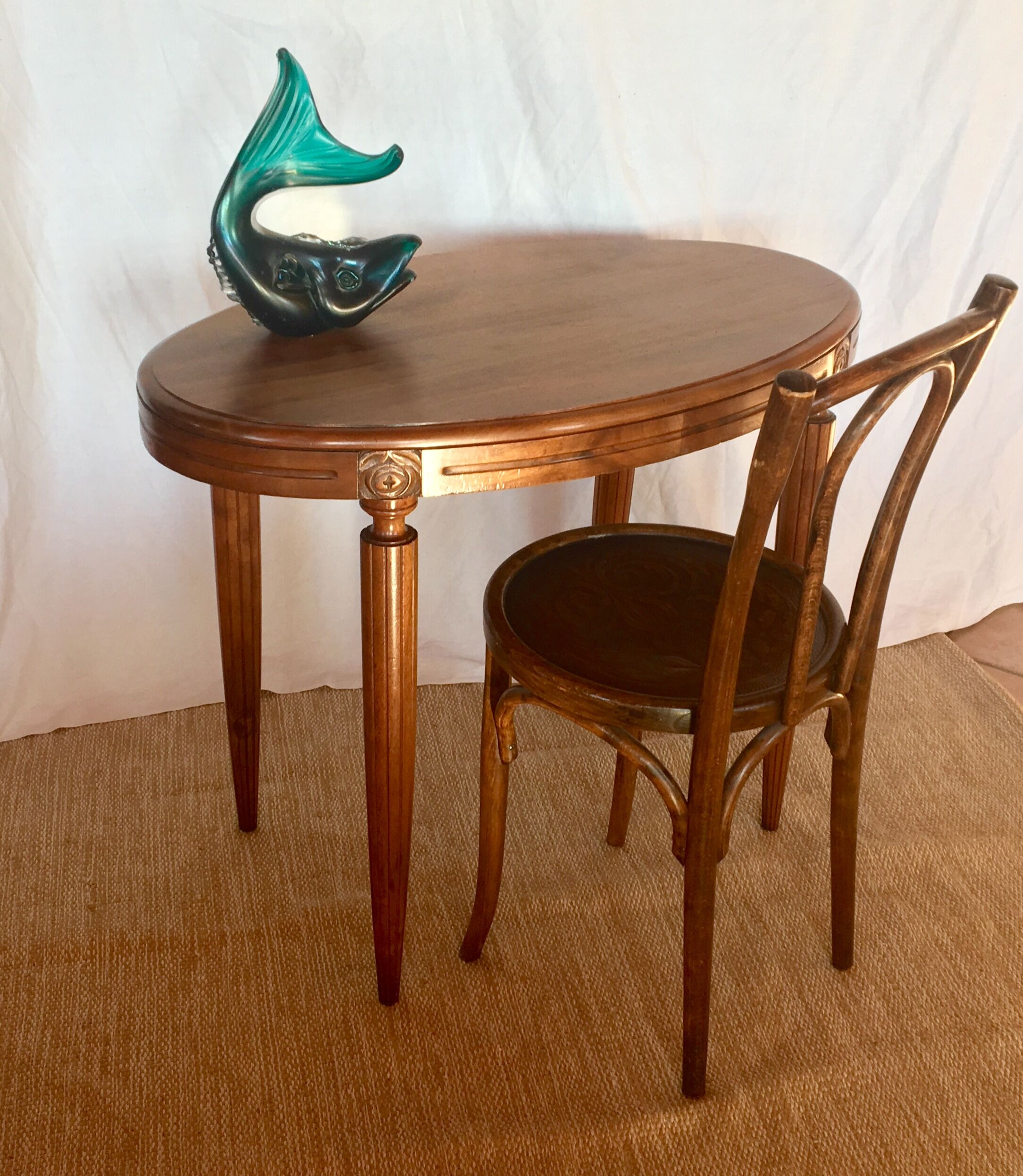 Walnut side table 1930