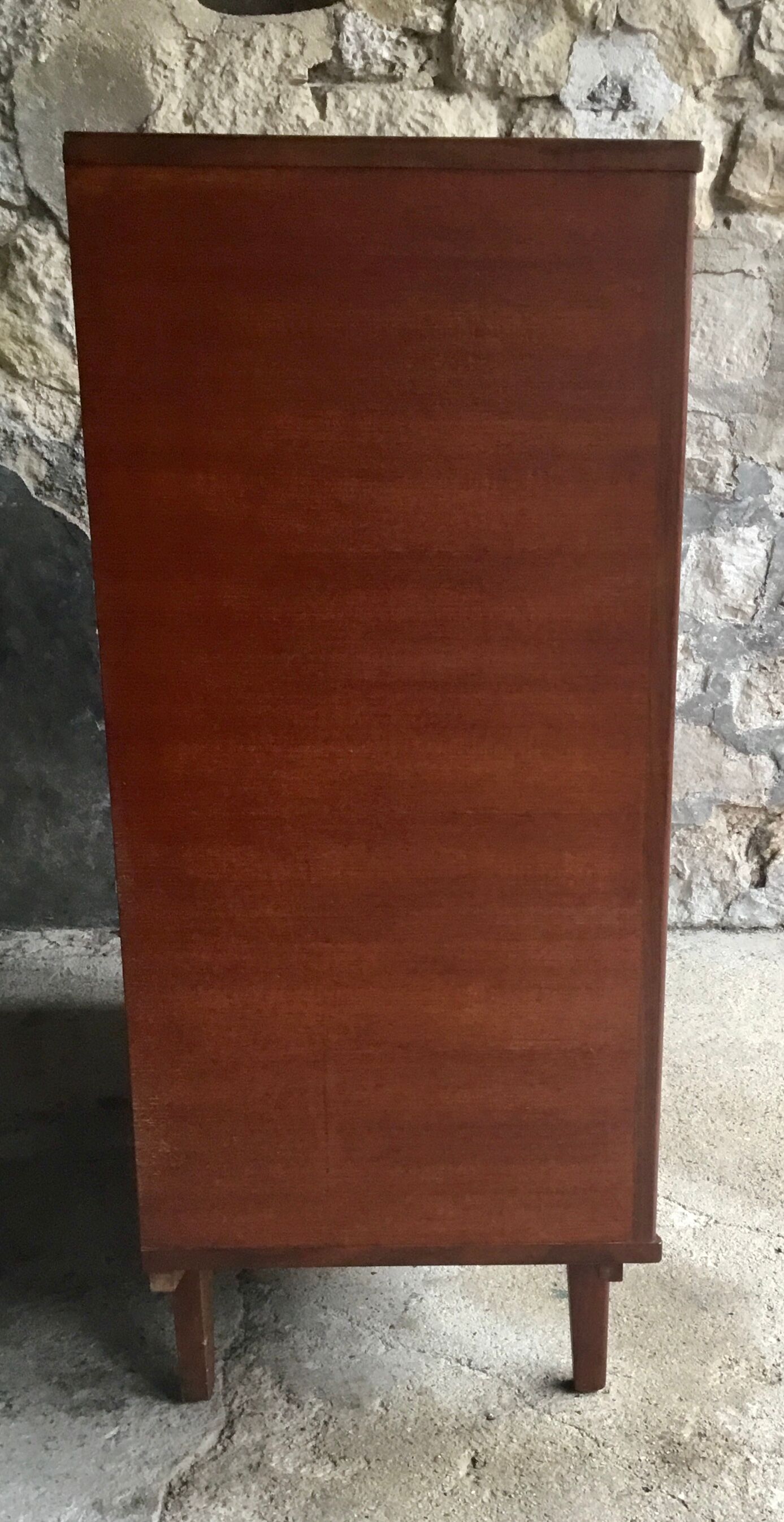 Scandinavian teak buffet with showcase and secretary - 1960