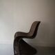 set de 2 chaises incurvées en rotin, design 1960 / 1970