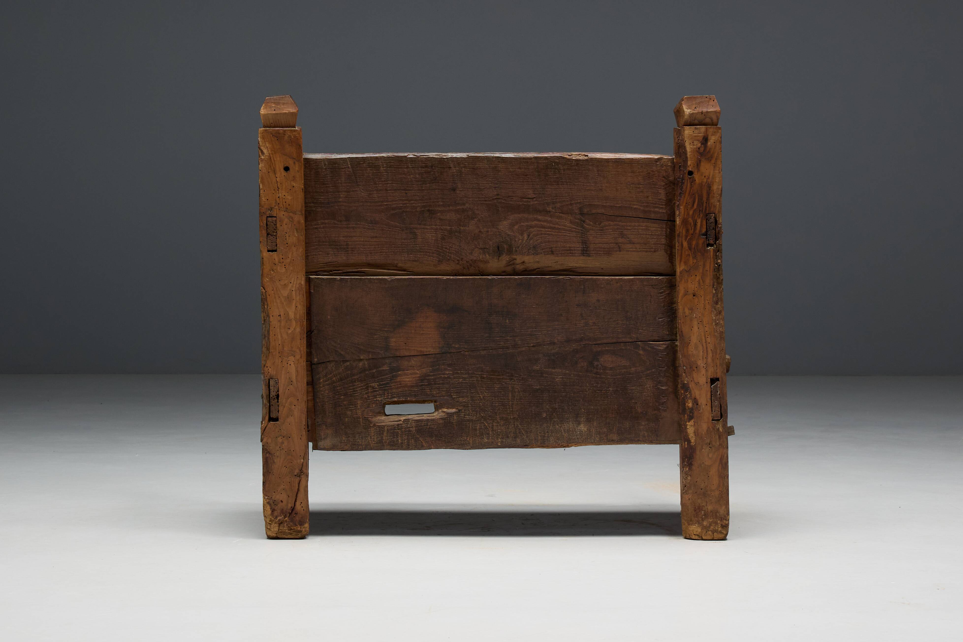 Primitive Robust Bench, France, 19th Century