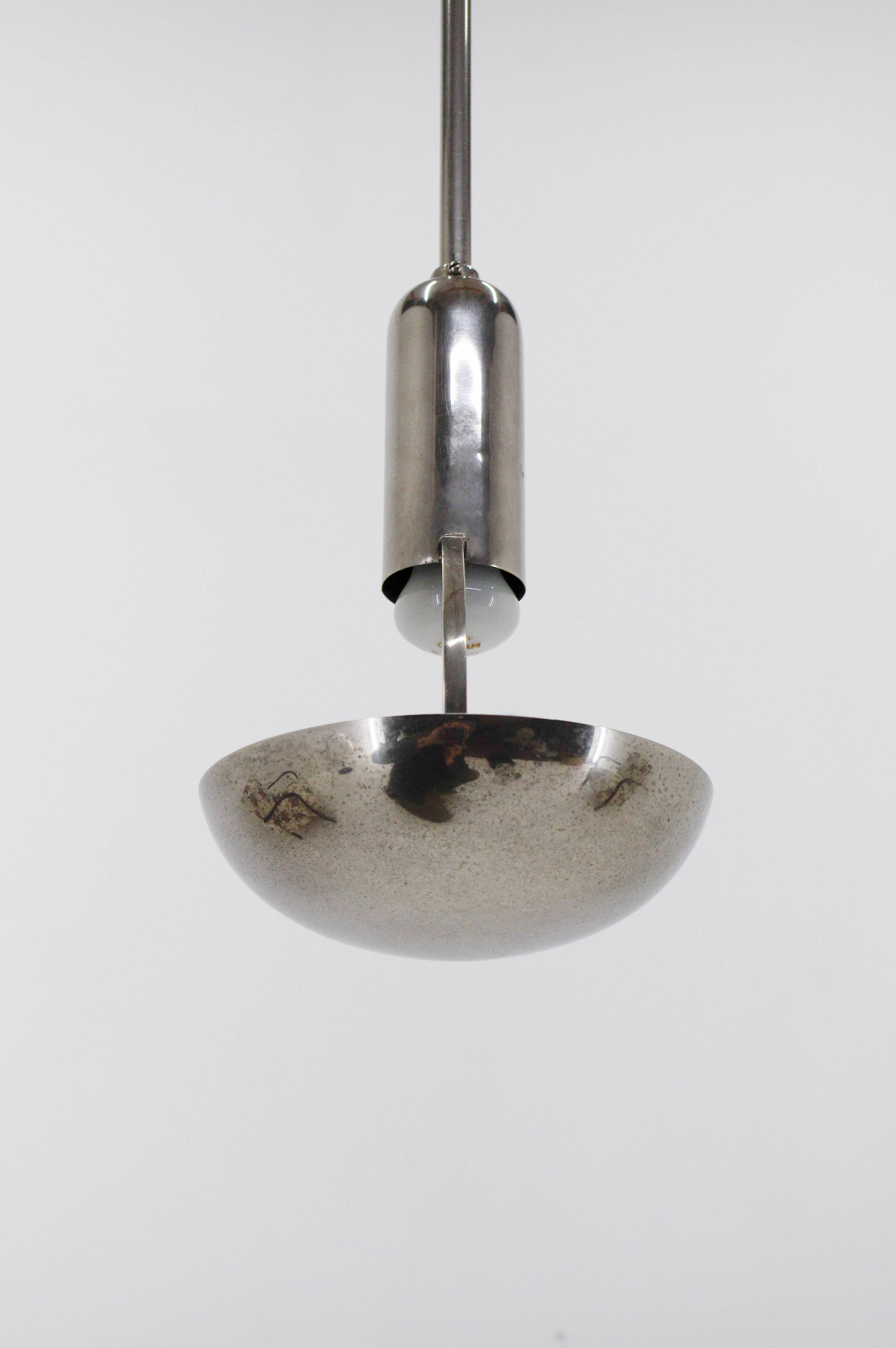Bauhaus / Functionalist Pendant, 1930s, Restored