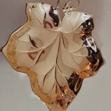Silver leaf vine dish, silver-plated metal