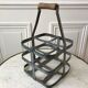 Antique zinc bottle holder