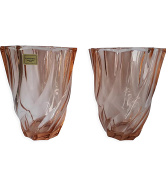 Joli duo vases rose luminarc