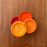 Extendable space-age pivoting bowls from the mid-century by Emsa, 1960s, set of 2.