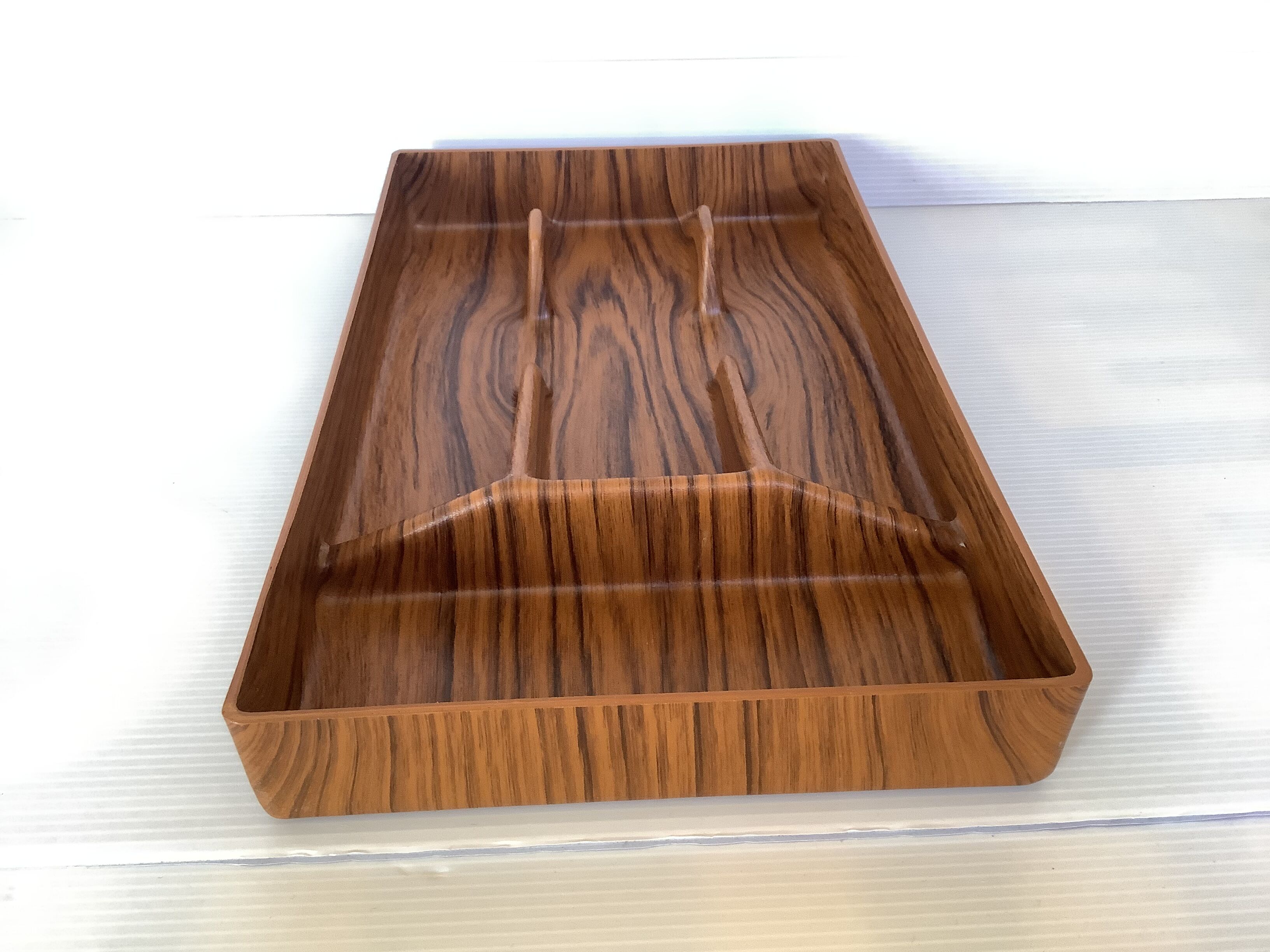 Cutlery range plastic imitation wood caloppia