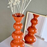 Vase boules oranges