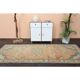 Vintage Turkish Hand-Knotted Wool Cotton Orange Runner Rug  118x304
