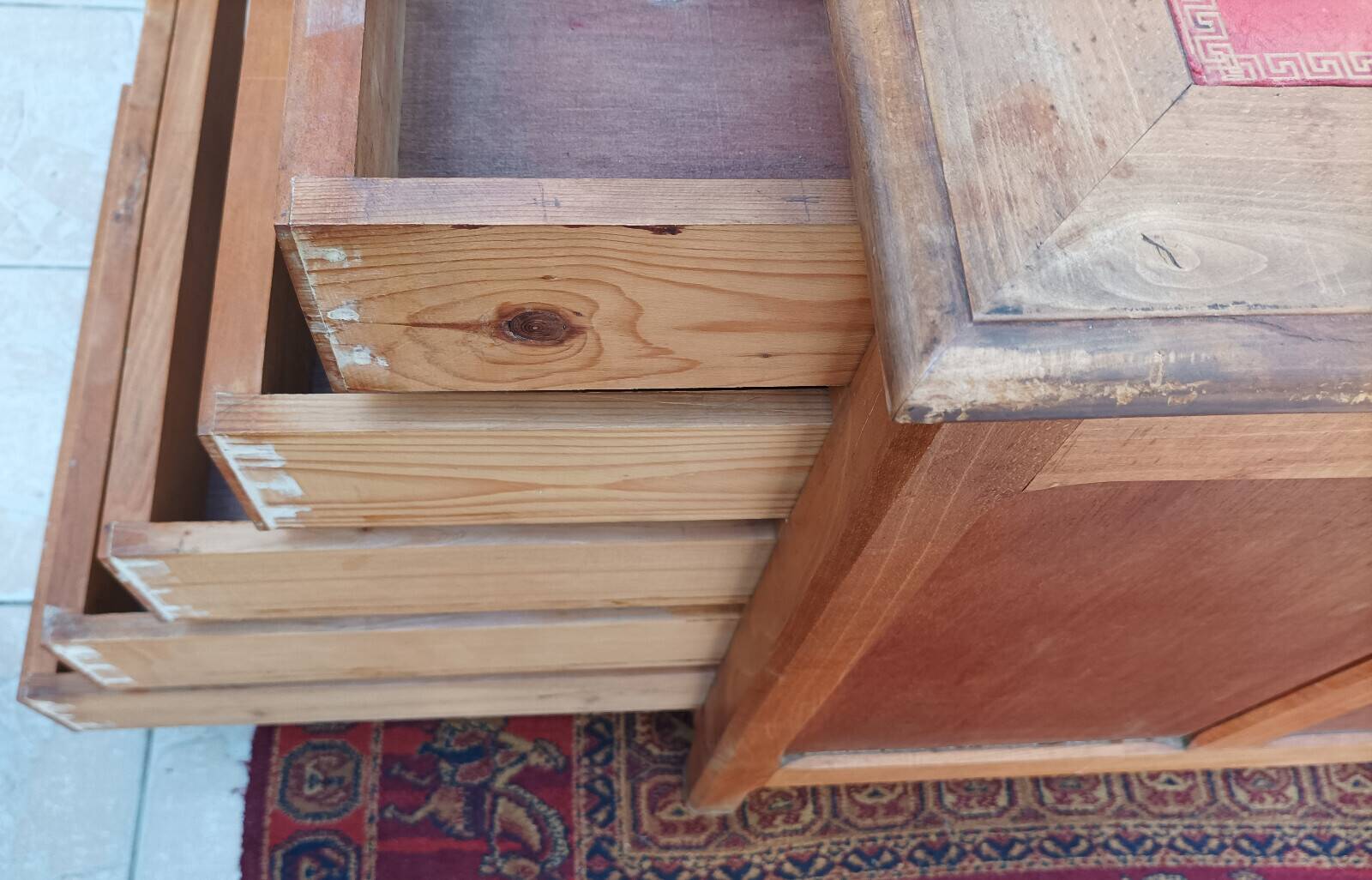 Vintage beech desk