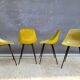4 chaises Coccinelle René-Jean Caillette pour Steiner 1950