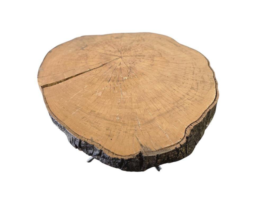 Vintage sturdy coffee table / coffee table with solid top
