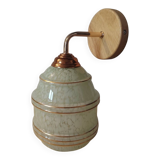 Clichy Art Deco glass wall lamp