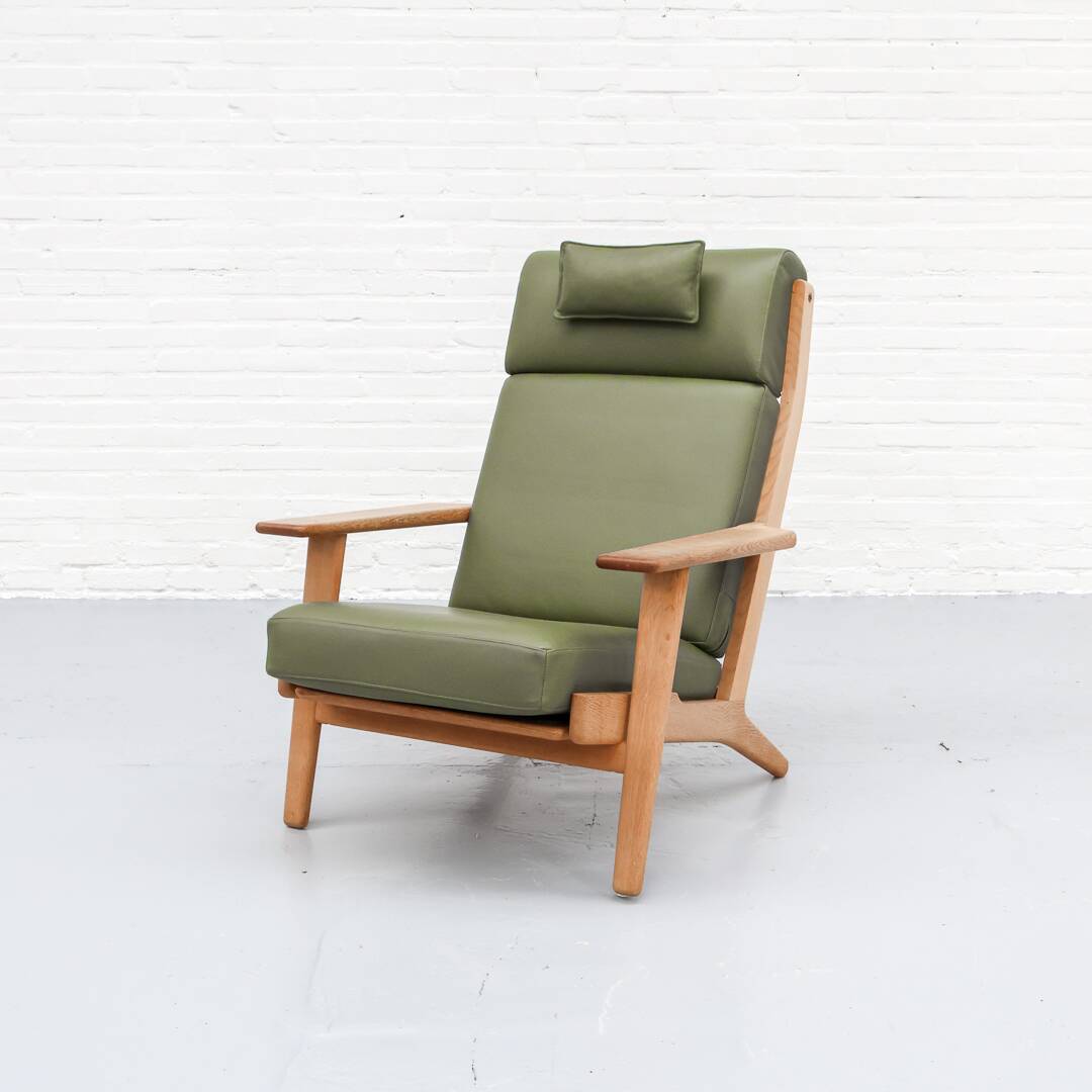 Oak GE290 Armchair by Hans Wegner for Getama 1960s
