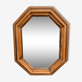 Miroir octogonal vintage 39x49cm