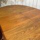 G-Plan oval teak table from the 1970s with a butterfly extension.