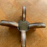 Display, underside in art deco wood, metal and mirror