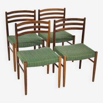 Set of 4 Scandinavian rosewood chairs "Mustang", Möbel-IKEA, Sweden, 1960