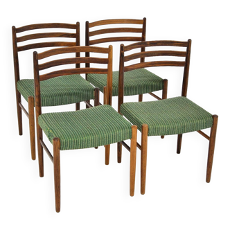 Set de 4 chaises scandinave en palissandre "Mustang", Möbel-IKEA, Suède, 1960