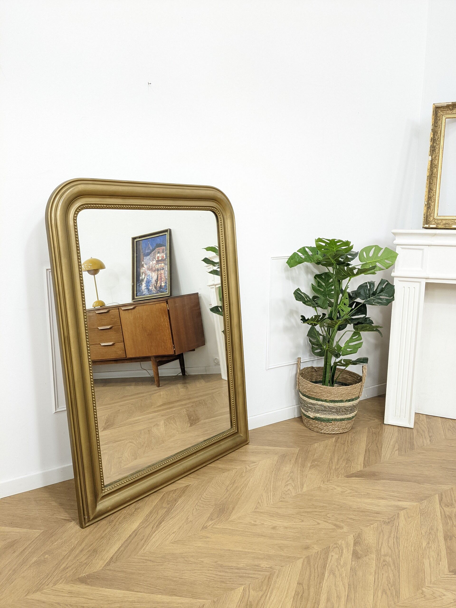 Golden mirror Louis Philippe