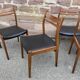 6 vintage Danish Scandinavian style chairs from the 1970s