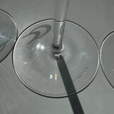 Set of 4 Engraved Champagne Flutes Salviati