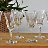 Set of 6 glasses with port St Louis cerdanya model