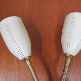 Scandinavian double flexible wall lamp