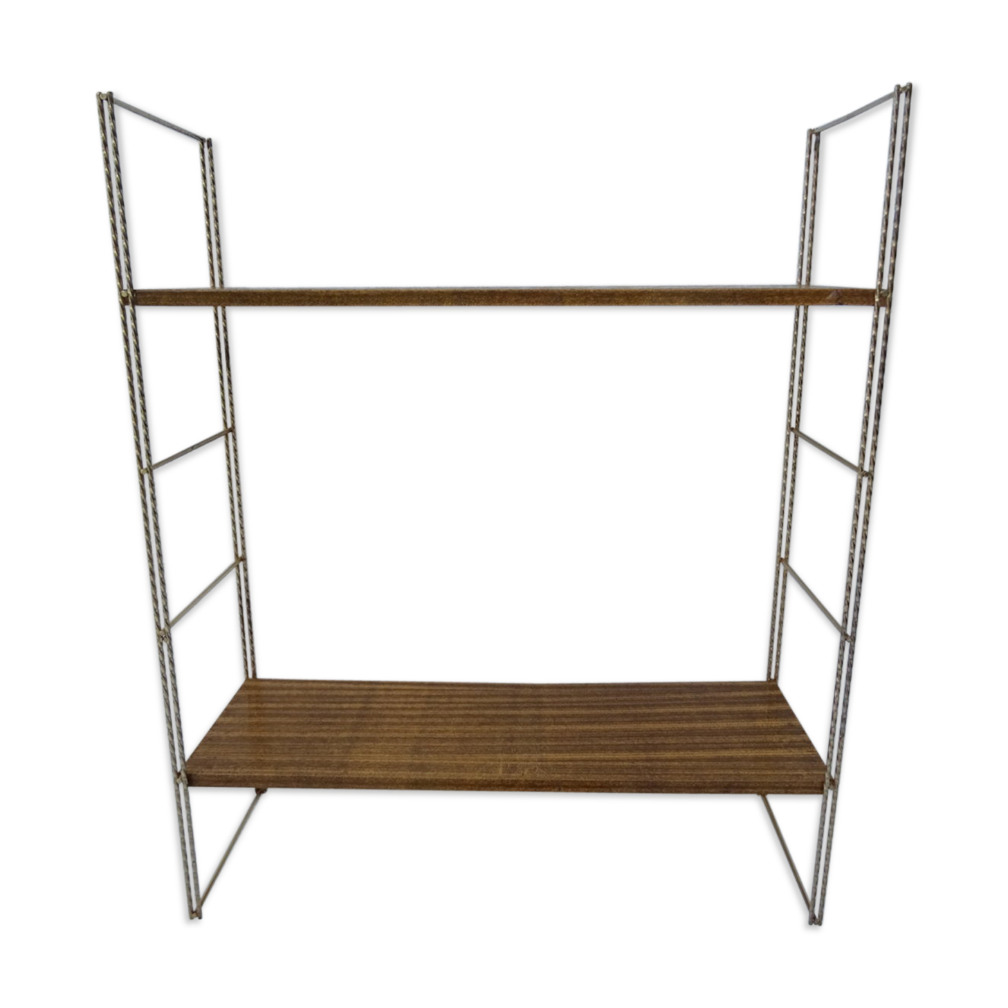 Modular wall shelf string