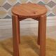 Scandinavian stool in pine