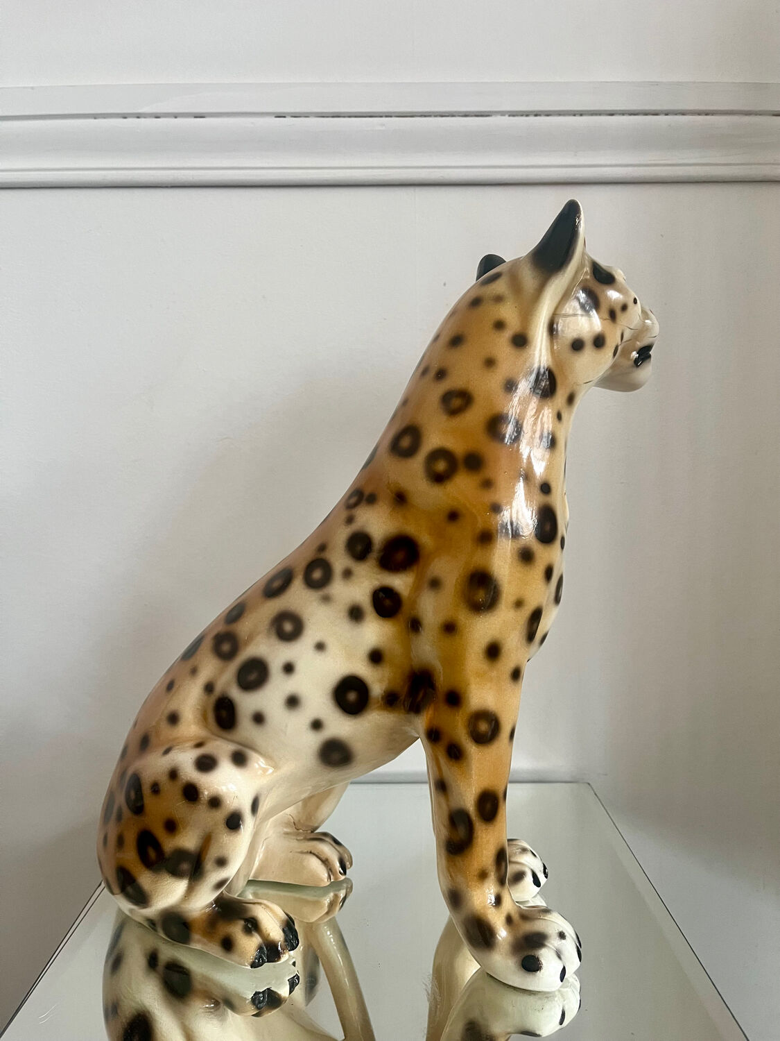 Vintage ceramic panther