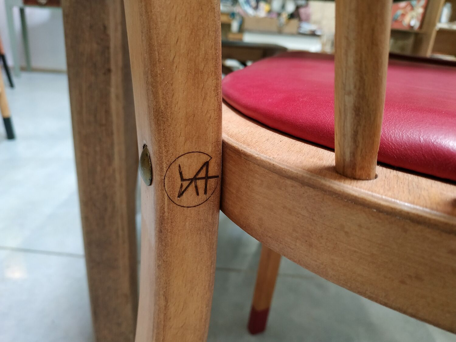 Pair of Baumann bistro chair n°12