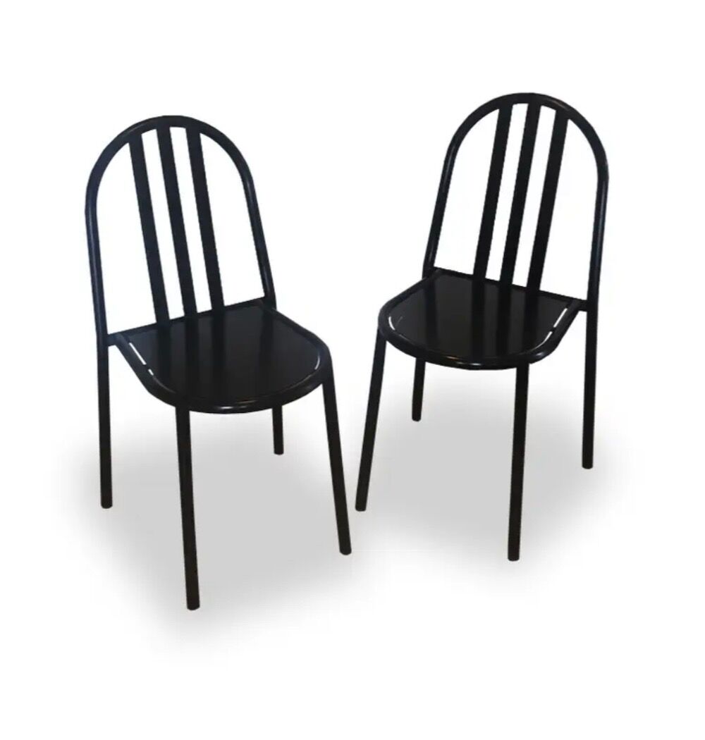 Pair of RMS chairs, design by Robert Mallet Stevens.
