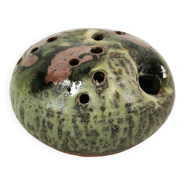 Organic ceramic Ikebana vase, Erik Græser, Denmark, 1960s.