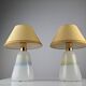 Pair of Italian glass lamps 1970s