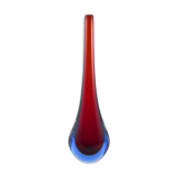 Vase drop shape in Murano glass   1960s
