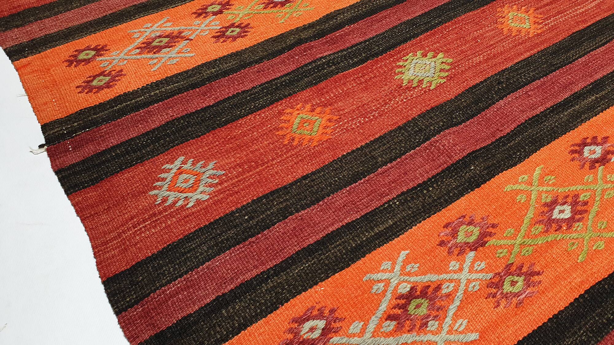 Turkish kilim rug, 351x180 cm, MYK-852
