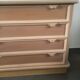 Pink chest of drawers four drawers