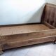 Solid wood bed