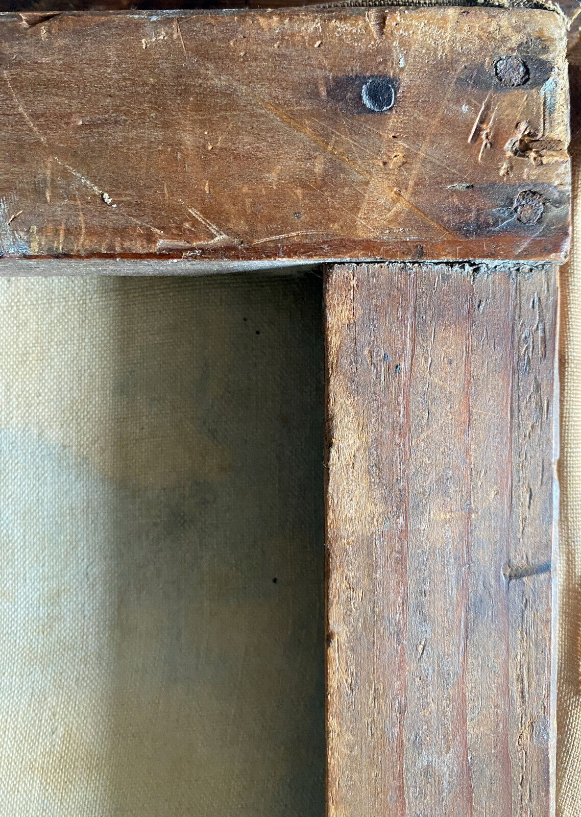 Painting HSToile "Bouquet of flowers" signed Desains 1947