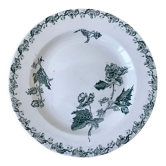 Round plate in iron earth model "richelieu" xixth