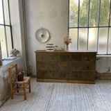 Green patina workshop furniture