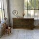 Green patina workshop furniture