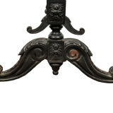Ecran de cheminée en bois noirci richement sculpté, Napoléon III