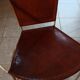 Paire de fauteuils en cuir marron clair