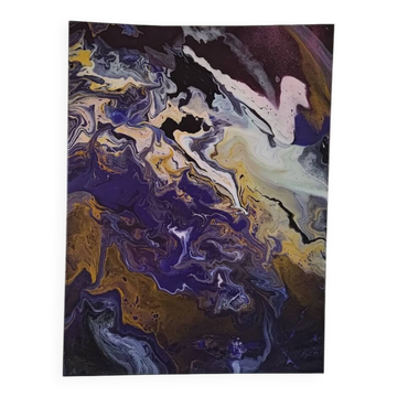Abstract oil painting