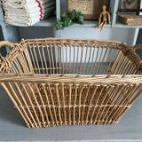 Old rattan basket